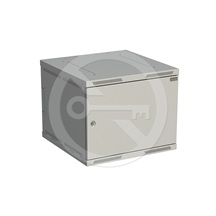 Solarix Rozvaděč nástěnný SENSA 9U 600mm, dveře plech, RAL 7035, SENSA-9U-66-21-G