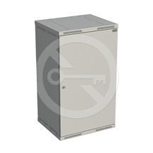 Solarix Rozvaděč nástěnný SENSA 21U 600mm, dveře plech, RAL 7035, SENSA-21U-66-21-G