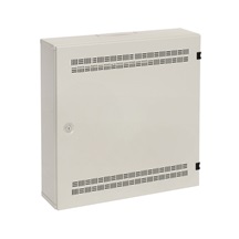 Rozvaděč SOHO LC-18 s lištami 2U, 4U a 11U, 550x550x150mm šedá RAL 7035