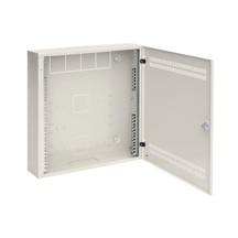 Rozvaděč SOHO LC-18 s lištami 2U, 4U a 11U, 550x550x150mm šedá RAL 7035