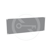 Solarix Zaslepovací panel 19" 4U RAL 7035, ZP-04-G