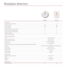 PYRONIX BG2000 detektor tříštění skla