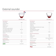 PYRONIX DELTABELL/B-WE siréna modrá, bezdrát