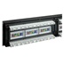 Solarix 19" patch panel Solarix 24 x RJ45 CAT6 UTP 350 MHz černý 1U SX24-6-UTP-BK