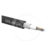 Univerzální kabel CLT Solarix 24vl 50/125 LSOH, OM2, černý, SXKO-CLT-24-OM2-LSOH