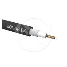 Solarix Univerzální kabel CLT Solarix 12vl 50/125 LSOH E<sub>ca</sub> OM3 černý SXKO-CLT-12-OM3-LSOH