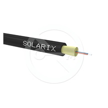 DROP1000 kabel Solarix 2vl 9/125, 3,5mm LSOH, černý, SXKO-DROP-2-OS-LSOH