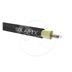 DROP1000 kabel Solarix 16vl 9/125, 3,9mm LSOH, černý 500m, SXKO-DROP-16-OS-LSOH