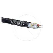Zafukovací kabel MICRO Solarix 24vl 9/125, HDPE, černý, SXKO-MICRO-24-OS-HDPE