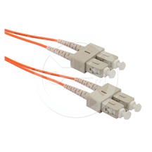 Solarix Patch kabel Solarix 50/125 SCupc/SCupc MM OM2 1m duplex SXPC-SC/SC-UPC-OM2-1M-D