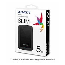 ADATA Externí HDD 1TB 2,5" USB 3.1 HV300, červený