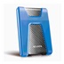 ADATA Externí HDD 1TB USB 3.1 DashDrive Durable HD650, modrý (gumový, nárazu odolný)