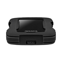 ADATA Externí HDD 1TB USB 3.1 HD330, BLACK COLOR BOX, černý (gumový, nárazu odolný)