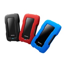 ADATA Externí HDD 1TB USB 3.1 HD330, BLACK COLOR BOX, černý (gumový, nárazu odolný)