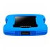 ADATA Externí HDD 2TB 2,5" USB 3.1 HD330, BLUE COLOR BOX, modrý (gumový, nárazu odolný)