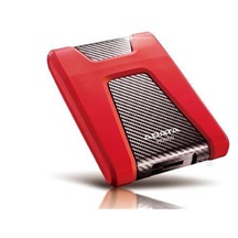 ADATA Externí HDD 2TB USB 3.1 DashDrive Durable HD650, červený (gumový, nárazu odolný)