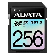 ADATA SDXC karta 256GB Express, PCIe Gen3, UHS-I, C10, V30, (R:800/W:700 MB/s)