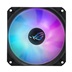 ASUS vodní chladič CPU AIO ROG STRIX LC III 360 ARGB LCD, 3x120mm, LCD Displej, LGA1851,  AM5, černá