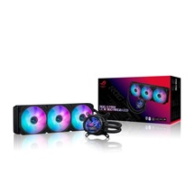 ASUS vodní chladič CPU AIO ROG STRIX LC III 360 ARGB LCD, 3x120mm, LCD Displej, LGA1851,  AM5, černá