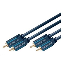 ClickTronic HQ OFC kabel 2x Cinch - 2x Cinch RCA, M/M, 10m