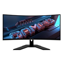 GIGABYTE LCD - 34" Gaming monitor GS34WQC, Prohnutý VA1500R, 3440x1440 WQHD, 120Hz, 4000:1, 300cd/m2, 1ms, 2xHDMI, 1xDP