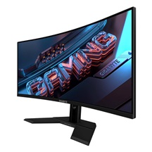 GIGABYTE LCD - 34" Gaming monitor GS34WQC, Prohnutý VA1500R, 3440x1440 WQHD, 120Hz, 4000:1, 300cd/m2, 1ms, 2xHDMI, 1xDP