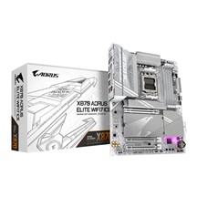 GIGABYTE MB Sc AM5 X870 A ELITE WF7 ICE, AMD X870, 4xDDR5, 2xHDMI, 2xThunderbolt, WiFi