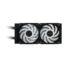 GIGABYTE vodní chladič AORUS WATERFORCE X II 240, 2x120mm ARGB, LCD displej, LGA1851, AM5
