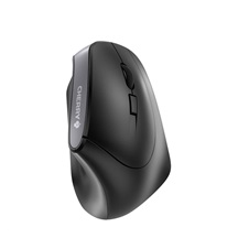 CHERRY myš MW 4500 bezdrátová, vertikální, ergonomická, 1200 DPI, nano USB, 2xAAA, černá