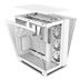 NZXT skříň H9 Flow dvoukomorová ATX / 4x120mm fan / až 10xfan / perforovaný top / proskl. bočnice, front / bílá