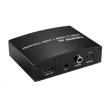 PREMIUMCORD HDMI 4K Audio extraktor s oddělením audia na stereo jack, SPDIF Toslink, RCA