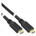 PremiumCord HDMI High Speed with Ether.4K@60Hz kabel se zesilovačem,20m, 3x stínění, M/M, zlacené konektory