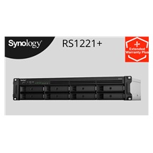 Synology RS1221RP+ RackStation (4C/Ryzen V1500B/2,2GHz/4GBRAM/8xSATA/2xUSB3.2/4xGbE/1xPCle/RP)