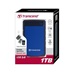 TRANSCEND externí HDD USB 3.0 StoreJet 25H3B, 1TB, Blue (nárazuvzdorný)