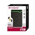 TRANSCEND externí HDD USB 3.0 StoreJet 25M3S, 1TB, Black (SATA, Rubber Case, Anti-Shock)
