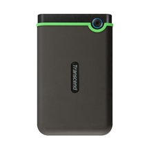 TRANSCEND externí HDD USB 3.0 StoreJet 25M3S, 2TB, Black (SATA, Rubber Case, Anti-Shock)
