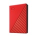 WD My Passport Portable 4TB, Externí HDD, USB 3.0, červená