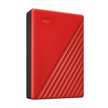 WD My Passport Portable 4TB, Externí HDD, USB 3.0, červená
