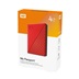 WD My Passport Portable 4TB, Externí HDD, USB 3.0, červená