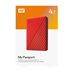 WD My Passport Portable 4TB, Externí HDD, USB 3.0, červená