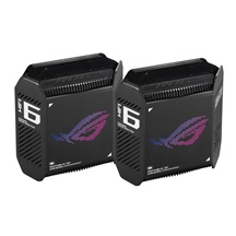 ASUS GT6 2-pack black Wireless AX10000 ROG Rapture Wifi 6 Tri-band Gaming Mesh System