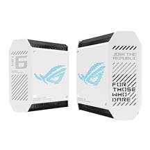 ASUS GT6 2-pack white Wireless AX10000 ROG Rapture Wifi 6 Tri-band Gaming Mesh System