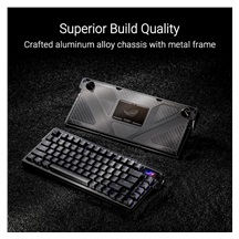 ASUS Klávesnice ROG Azoth Extreme, Mechanická, Bezdrátová BT, RF 2.4GHz, US, černá