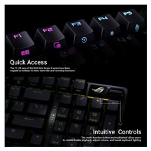 ASUS klávesnice ROG Strix Scope II 96 Wireless White (ROG RX RED / PBT) - US
