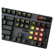 ASUS klávesnice ROG STRIX SCOPE II, mechanická, drátová, ROG RX RED / PBT, US