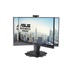 ASUS LCD 23.8" BE249QFK Video Conferencing Monitor, FHD, IPS, 100Hz, Frameless, FHD Webcam, Mic Array, Stereo Speakers