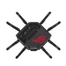 ASUS ROG Rapture GT-BE98 Gaming Router, WiFi 7, Dual 10G Ports, AURA RGB, AiMesh