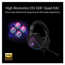 ASUS sluchátka ROG DELTA S, Gaming Headset, černá