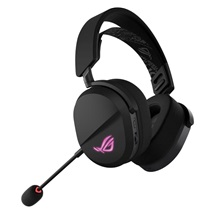 ASUS sluchátka ROG Pelta, Bezdrátové BT a RF 2.4GHz, ARGB, černá