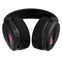 ASUS sluchátka ROG Pelta, Bezdrátové BT a RF 2.4GHz, ARGB, černá